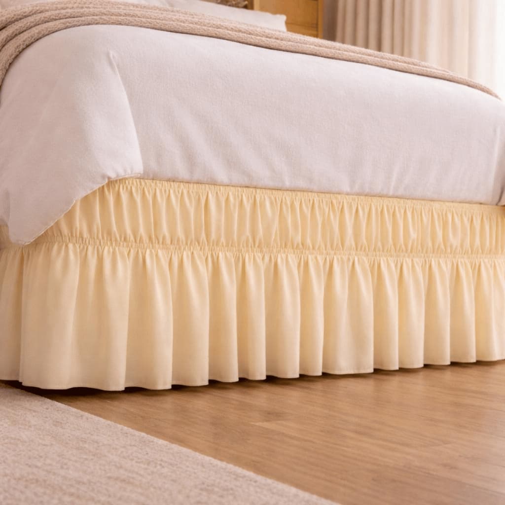 Saia Box Para Cama Box (Casal Padrão ) Com 2 Elástico PALHA