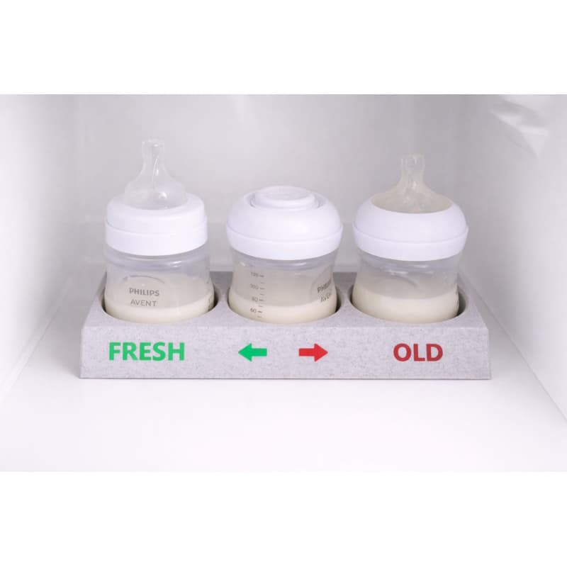 Organizador de Mamadeiras Fresh Old para Geladeira Suporte 3 Lugares