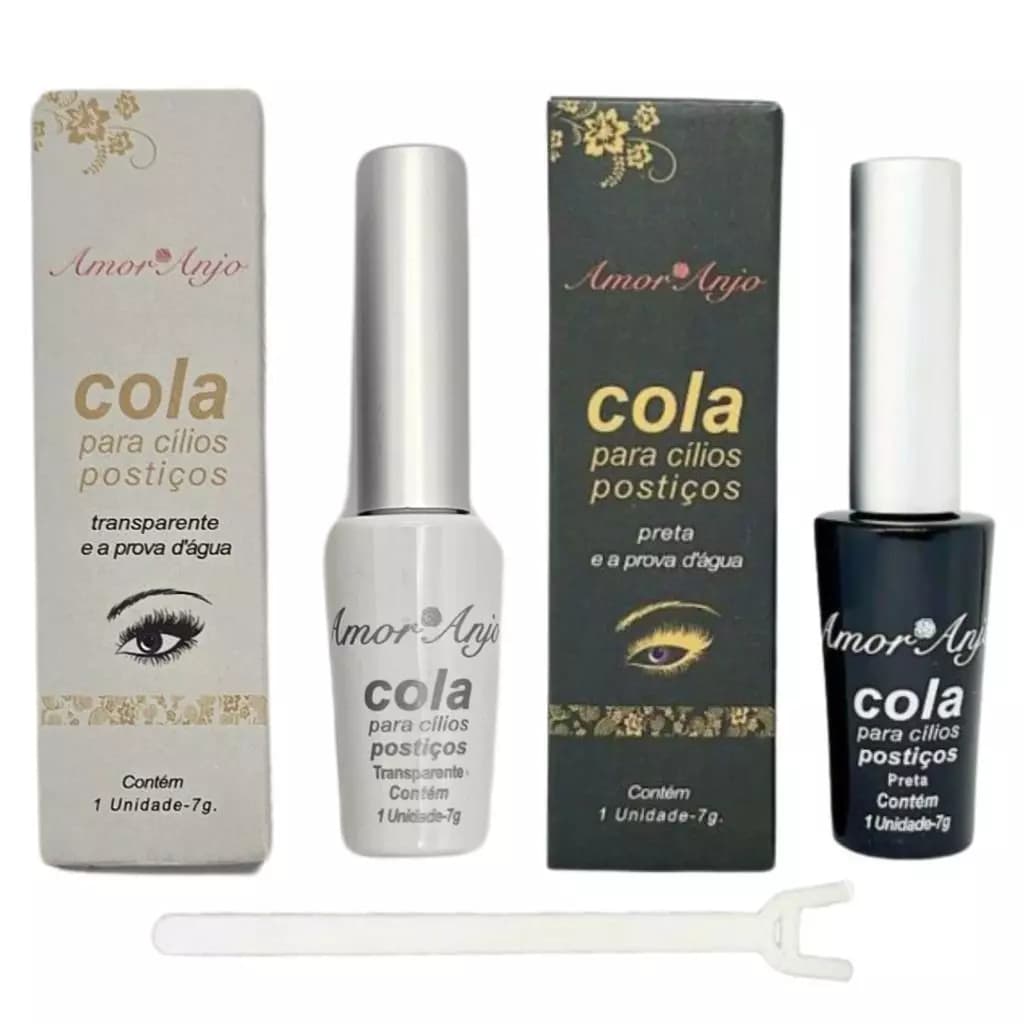 Cola de Cílios Postiços Extensão Transparente à Prova dÁgua Super Fixação Fashion