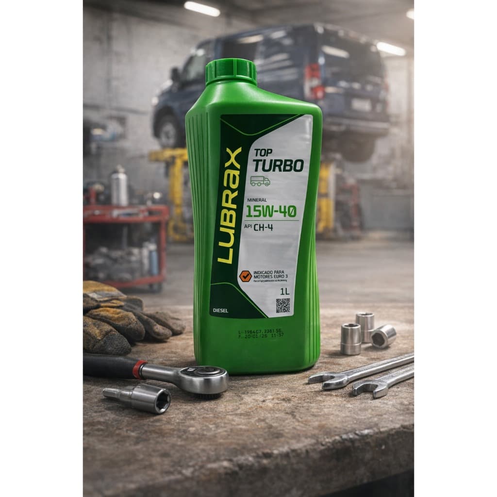 Óleo Lubrax 15W40 Diesel Original API CH-4 1L Alta Proteção Motor Top Turbo
