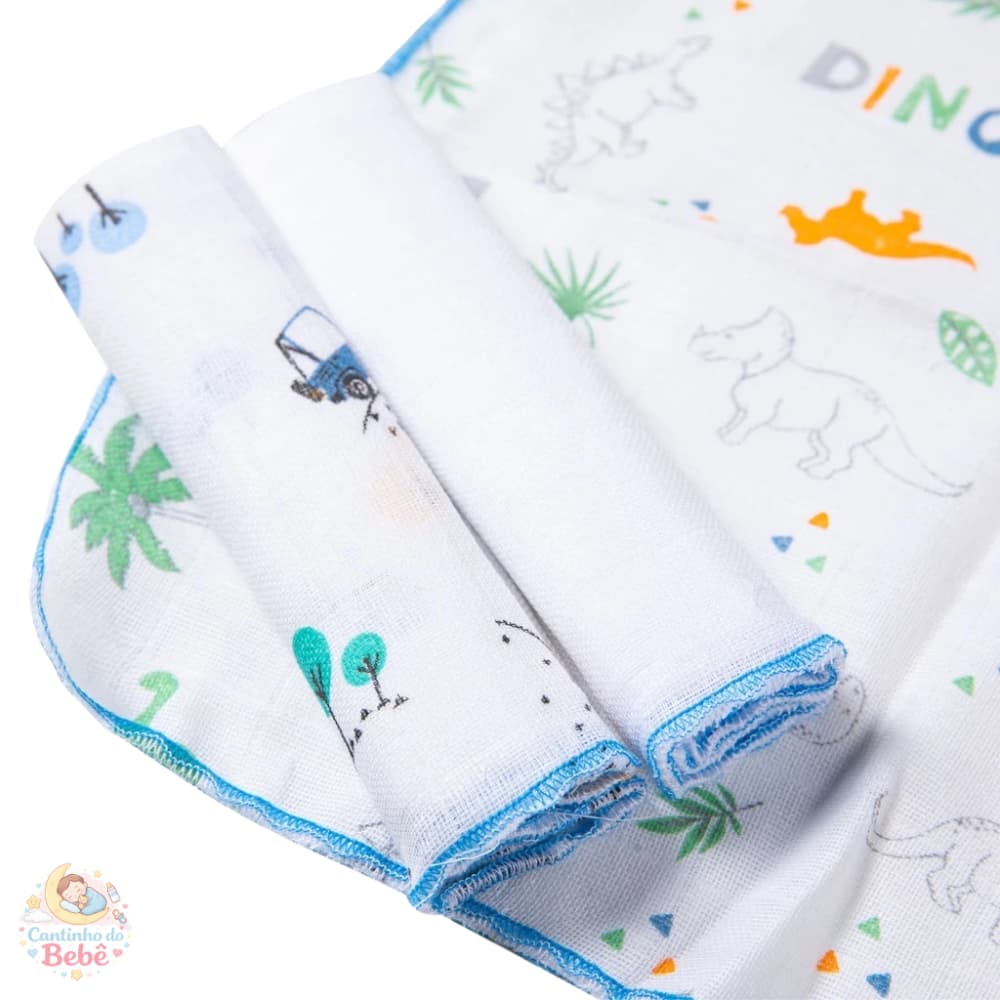 KIT 12 PANINHOS DE BOCA BEBÊ 100% ALGODÃO MACIO ALTA ABSORÇÃO ENXOVAL COMPLETO