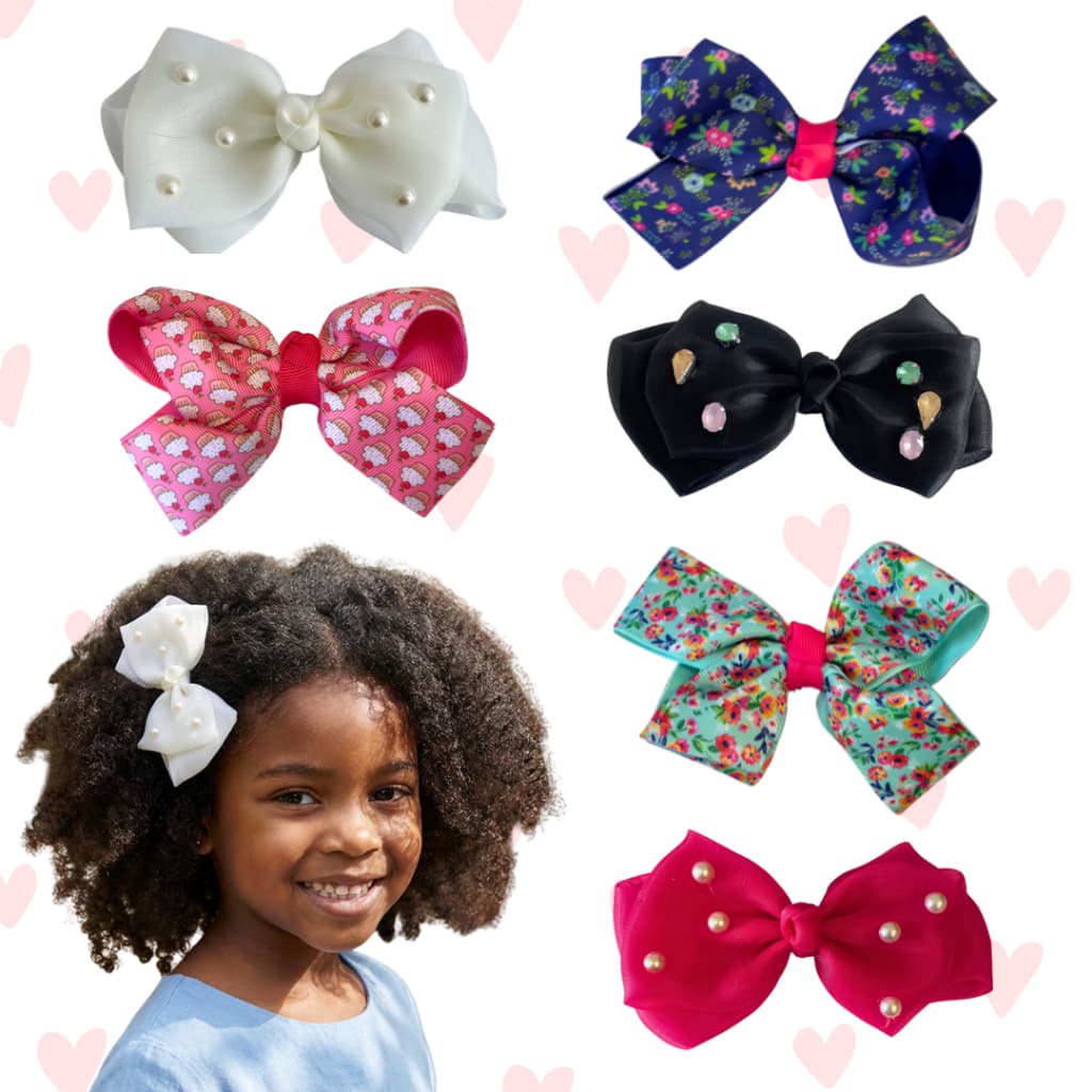 Laço Bico De Pato Feminino Festa Luxo Strass Infantil Adulto