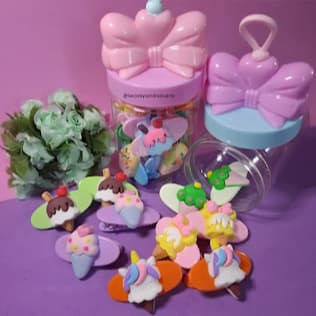 Pote de Presilinhas - Mini Presilhas - Presilha de Cabelo Infantil