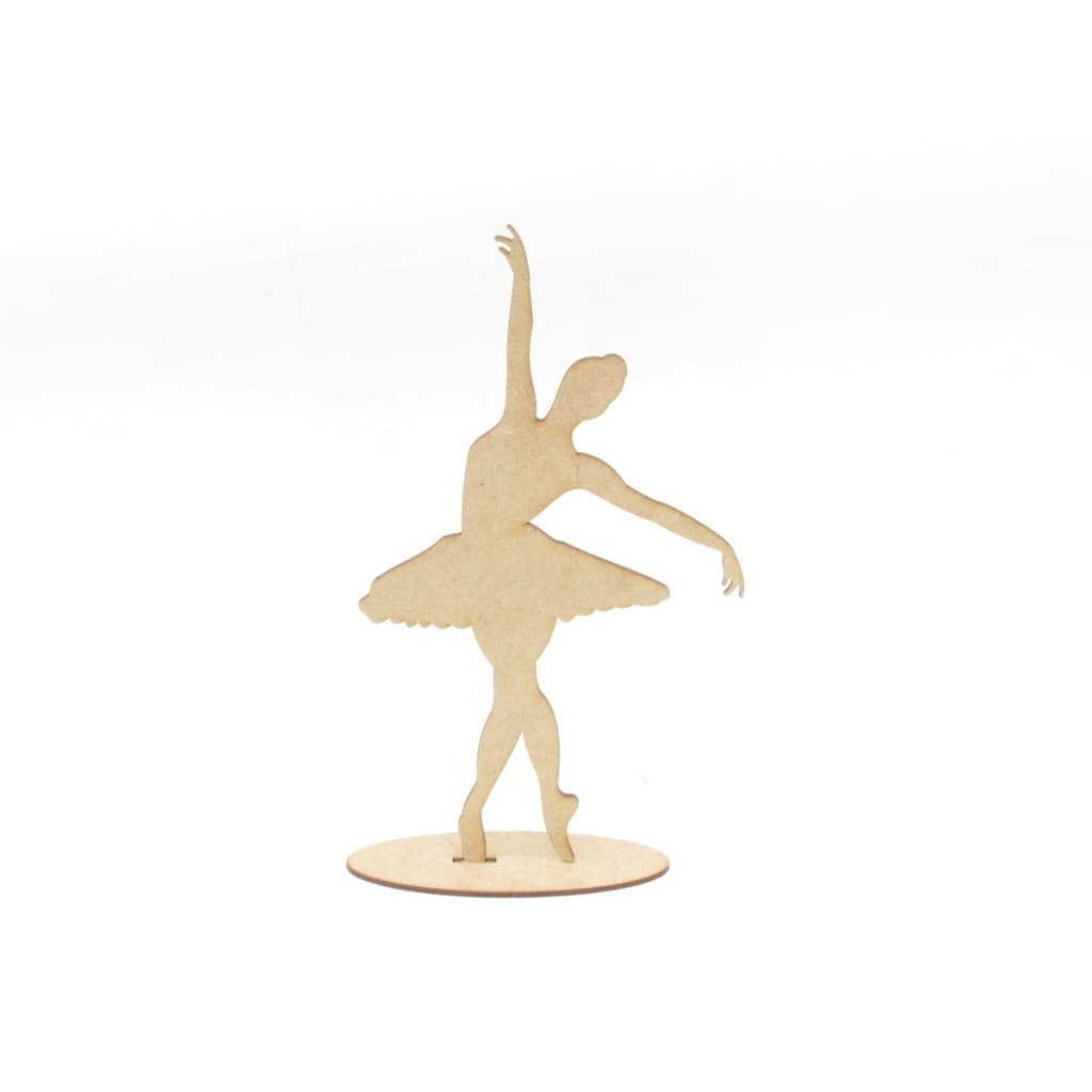kit 20 bailarinas 25 centimetros em MDF cru lembrancinha festa