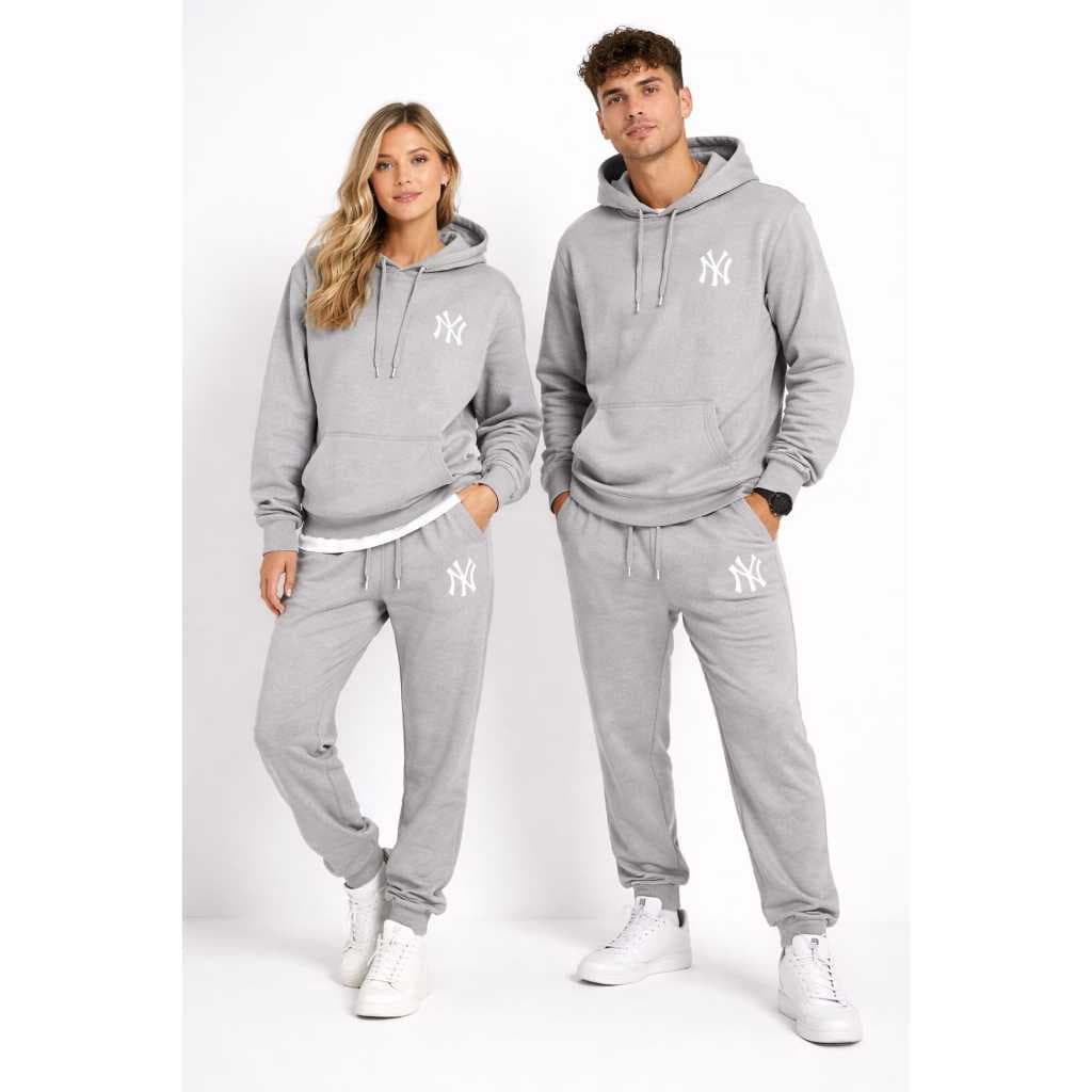 Conjunto Moletom Blusa de Frio e Calça Inverno Estiloso Moderno Flanelado Tendência 2026
