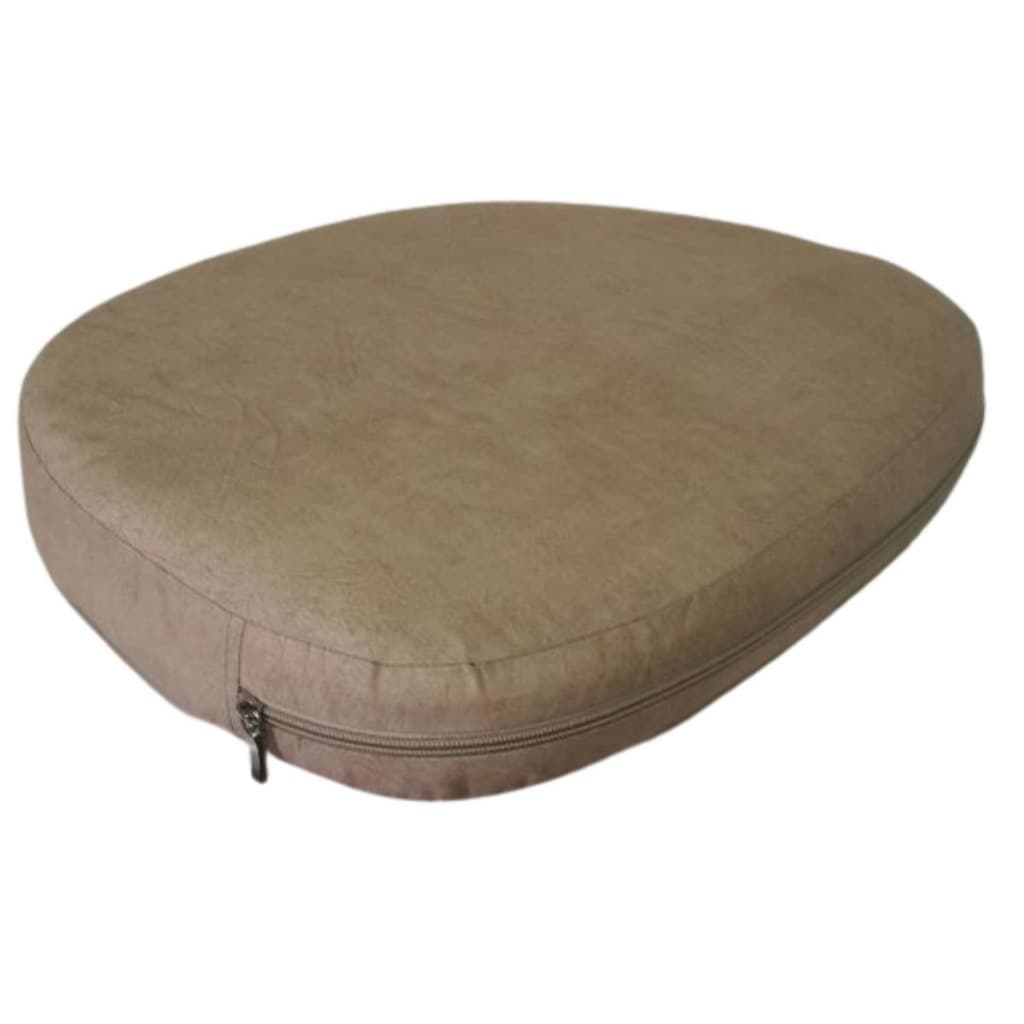 Zafu Almofada Meditação Espuma Injetada Tecido Hidrorrepelente G 41x37x7cm Yoga Zazen Santo Ócio