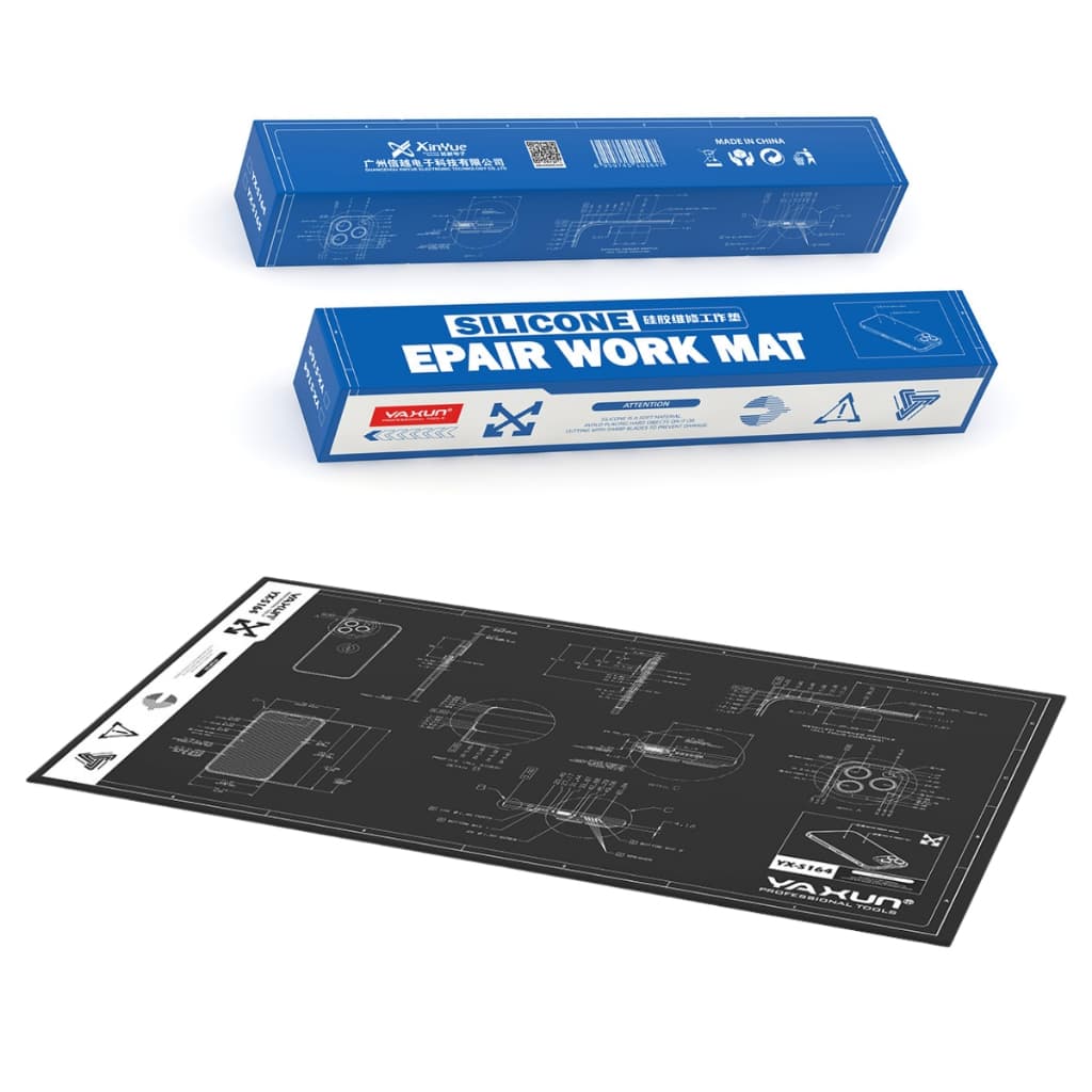 Tapete Silicone Manta para Reparo Eletrônico Celular Yaxun YX-S164 Profissional