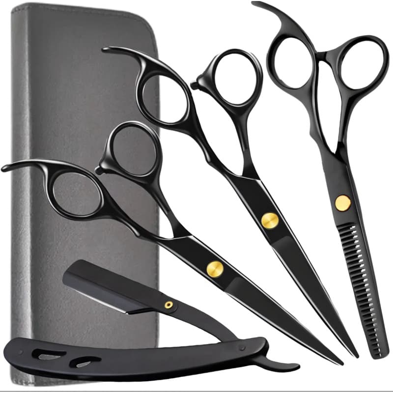 Conjunto Barbeiro Profissional - Kit Completo 5 Peças