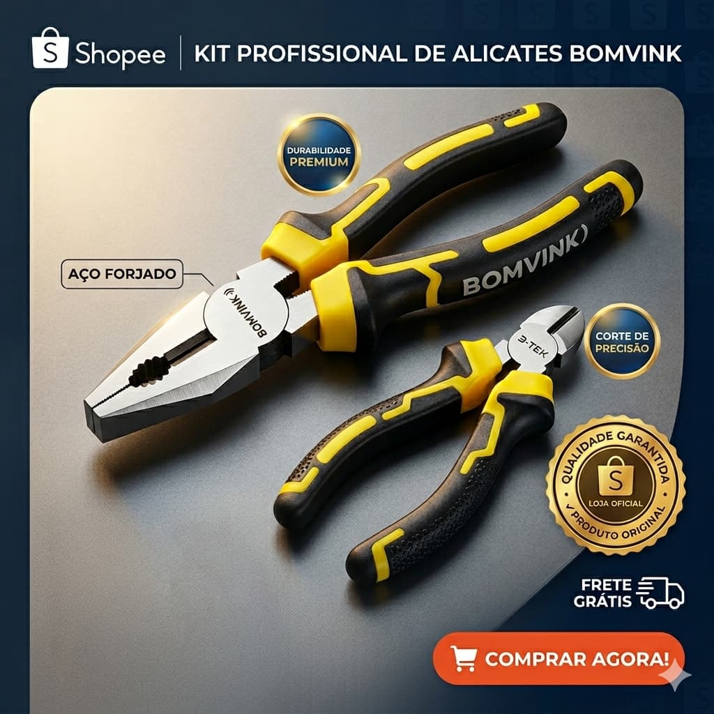 Kit 2 Alicates Alicate de Corte Alicate Universal
