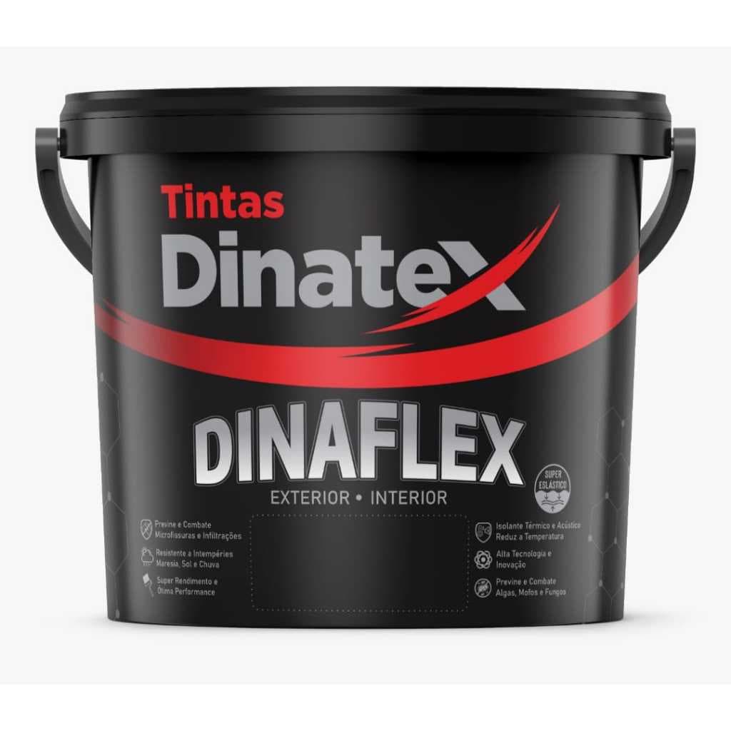Tinta Emborrachada Dinaflex 4Kg Impermeável Flexível