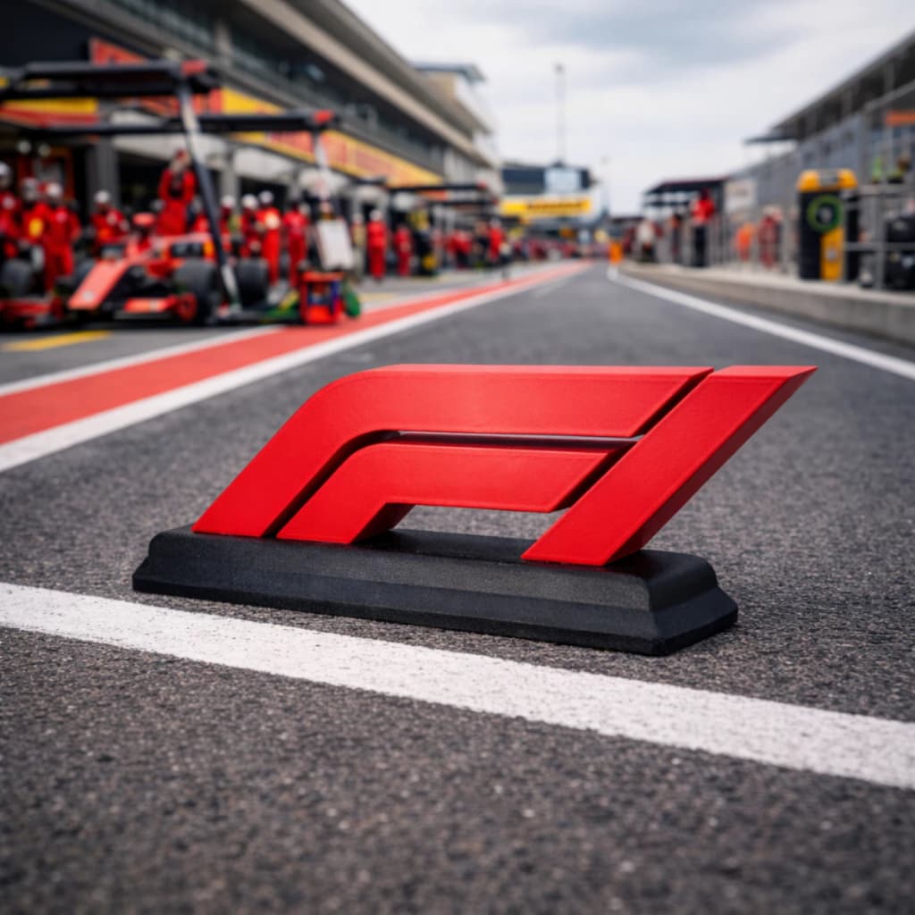 Logo Decorativo Fórmula 1 – F1 Para Mesa Escritório Fãs Corrida