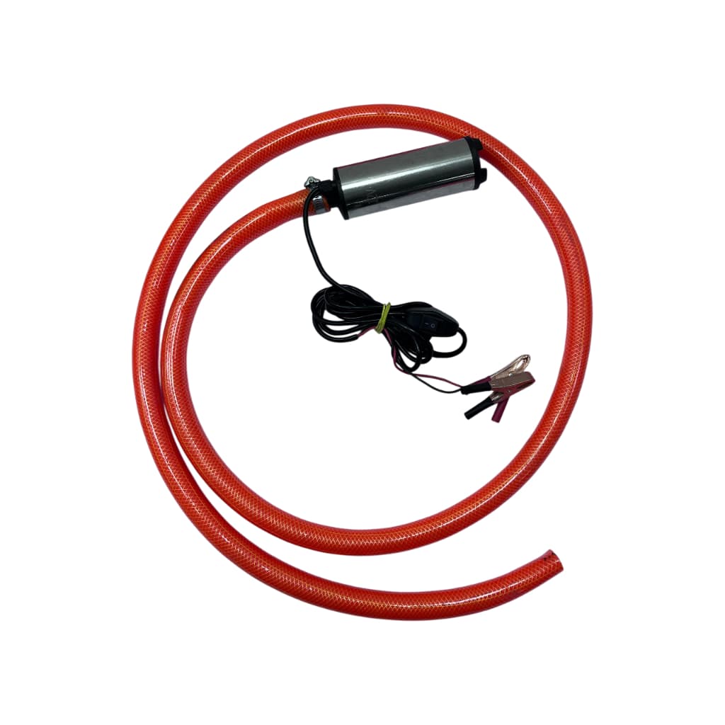 Bomba Submersivel 12V Transferencia De Liquidos Combustivel Diesel Agua Com Mangueira E Chave Liga Desliga