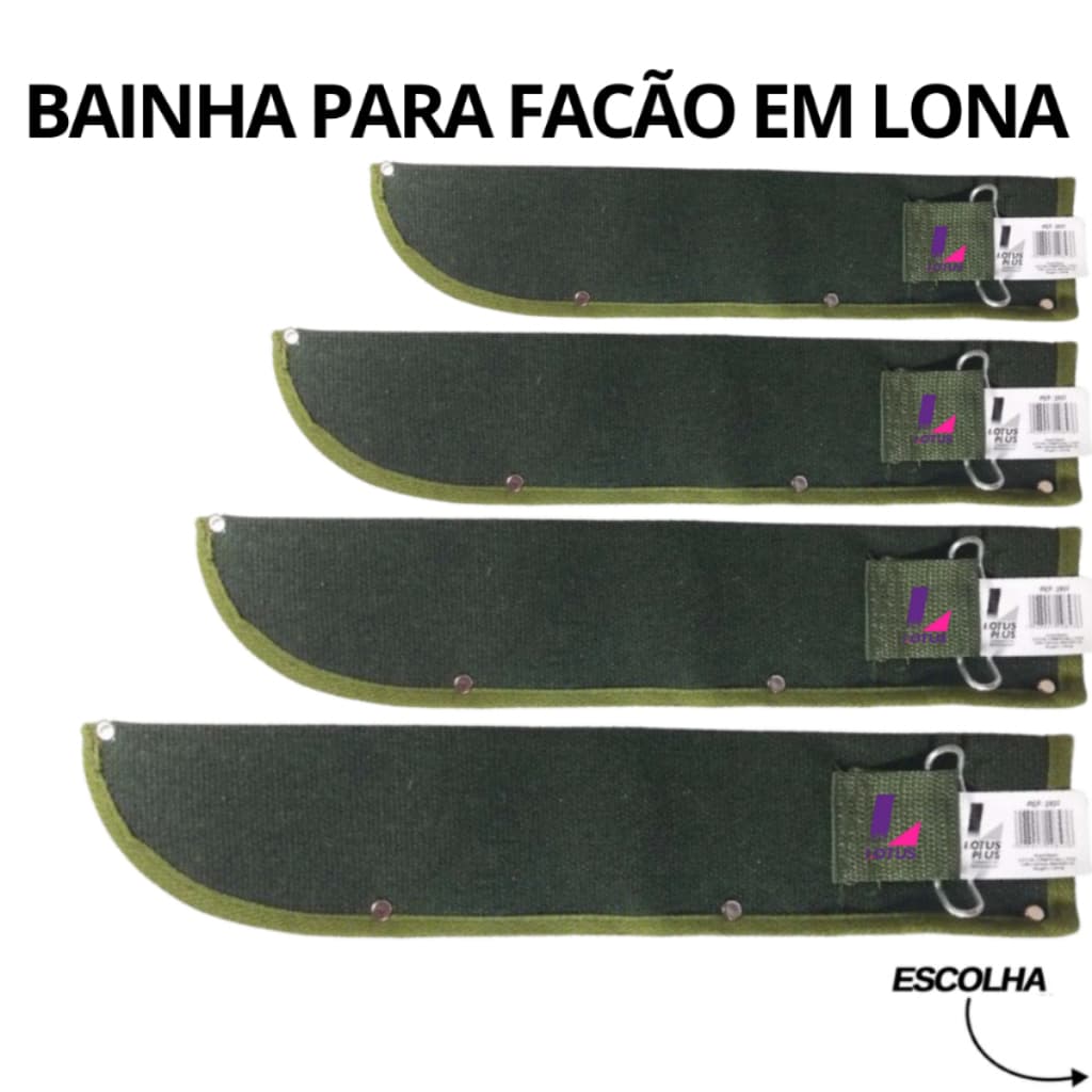 Bainha para Facão Proteção Acampamento Pesca Lotus