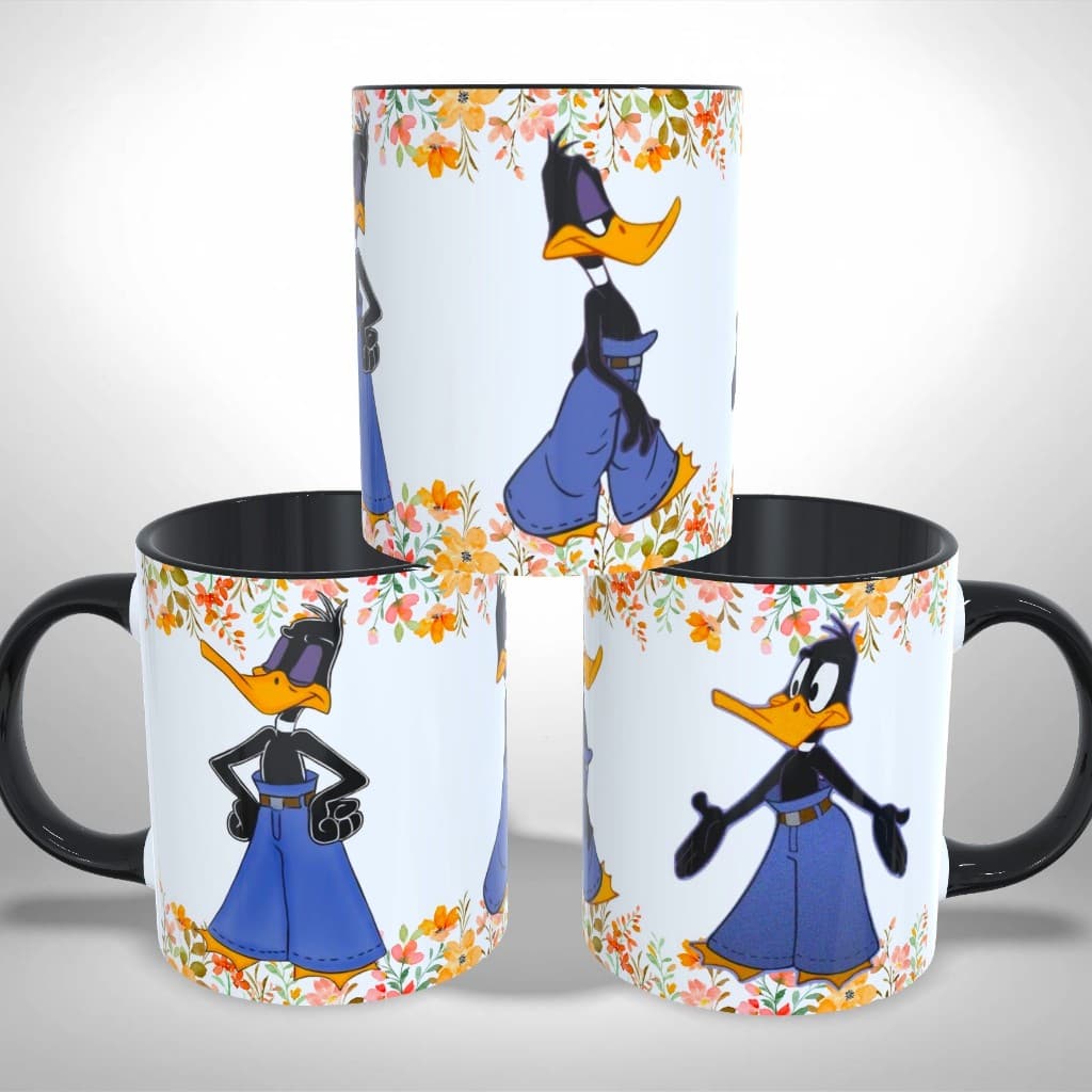 Caneca Personalizada Patolino Calça de SHOPPING  Presente Criativo Meme