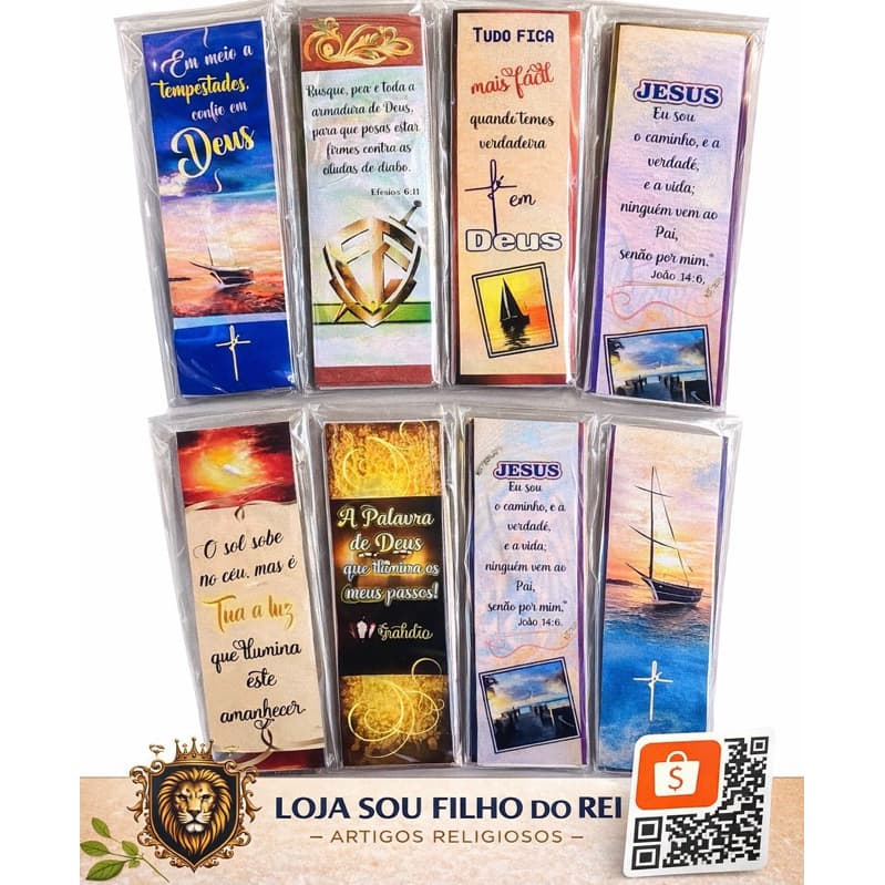 Marca pagina Bíblico festividade igreja pc 40/60/80/120