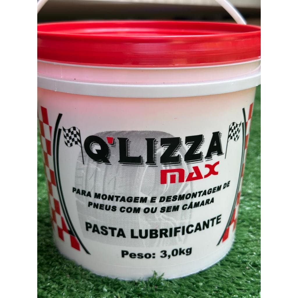 BALDE Pasta Lubrificante 3kg RENDE MAIS | Q´Lizza Max | P/ Montagem e Desmontagem de Pneus