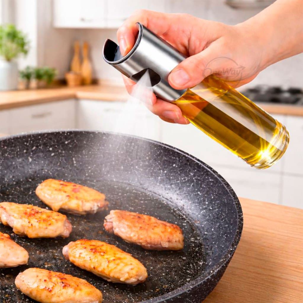 Spray Borrifador Azeite Pulverizador Premium Culinário Vinagre Cozinha100ml