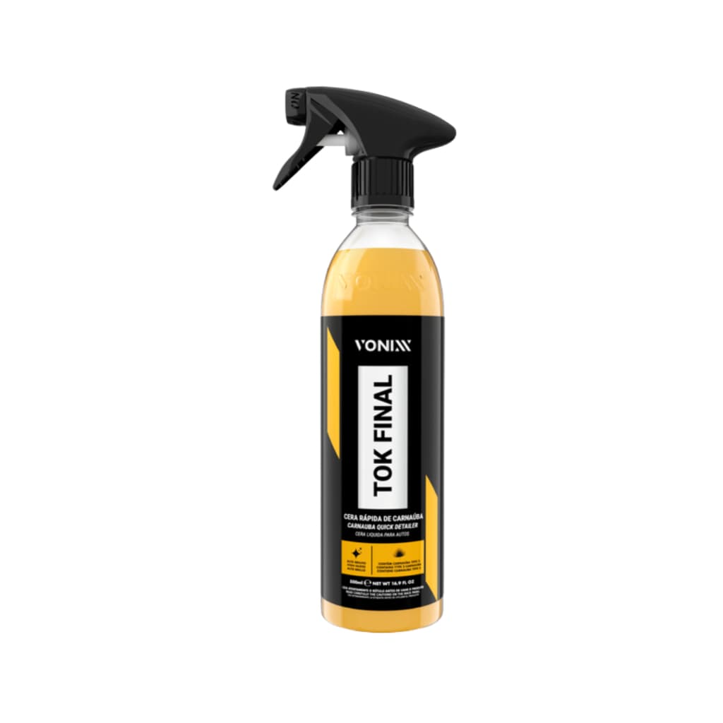 Cera de Carnaúba Tok Final Vonixx 500ml – Brilho Intenso e Proteção Duradoura para Pintura