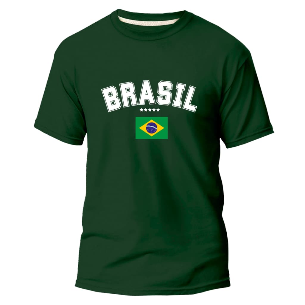 Camisa Brasil Copa do Mundo 2026 Unissex 100% algodão