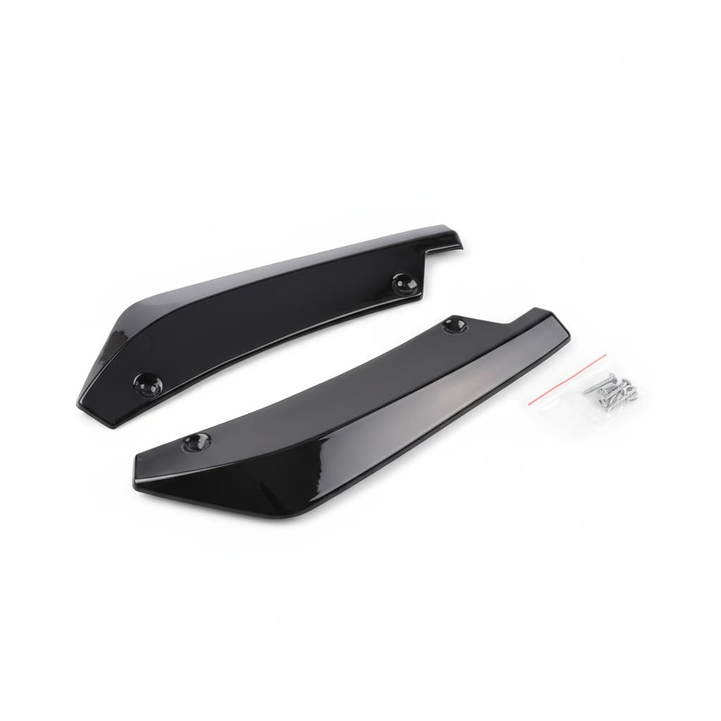 Spoiler Saia Para Para-choque Universal Tuning Preto