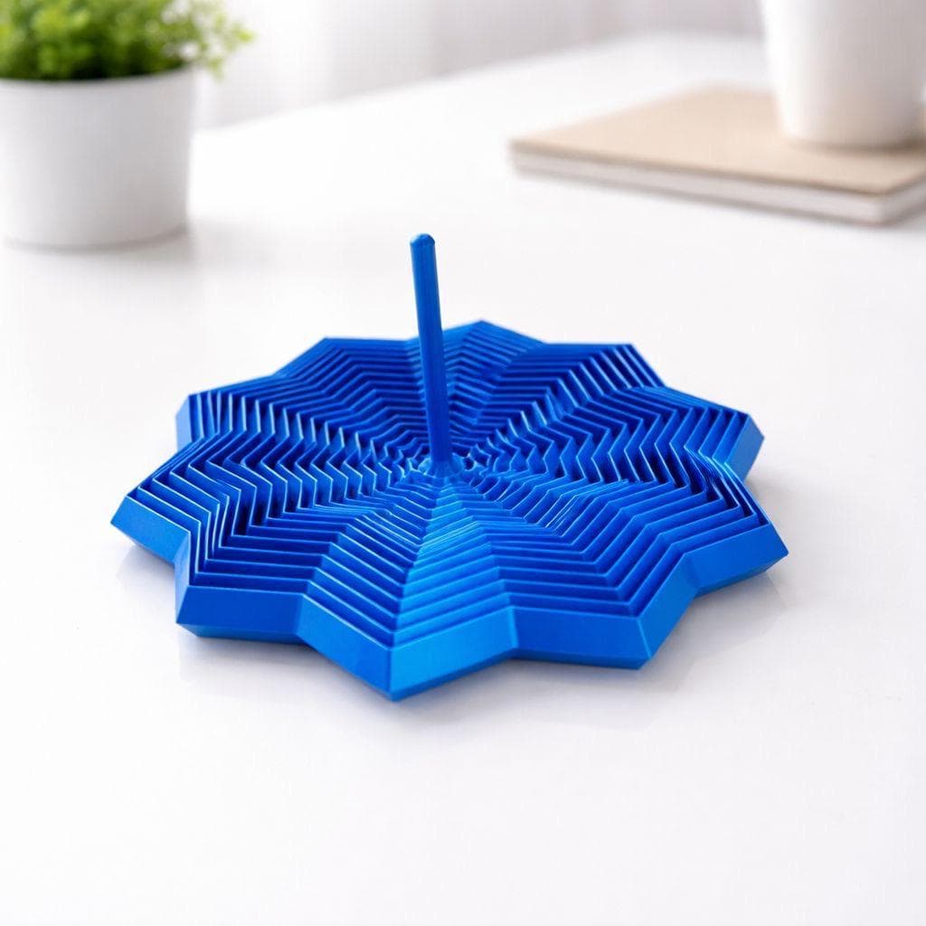 Fidget Toy Estrela Sensorial 3D Expansível Anti Stress Ansiedade Relaxante Rotativo Terapêutico