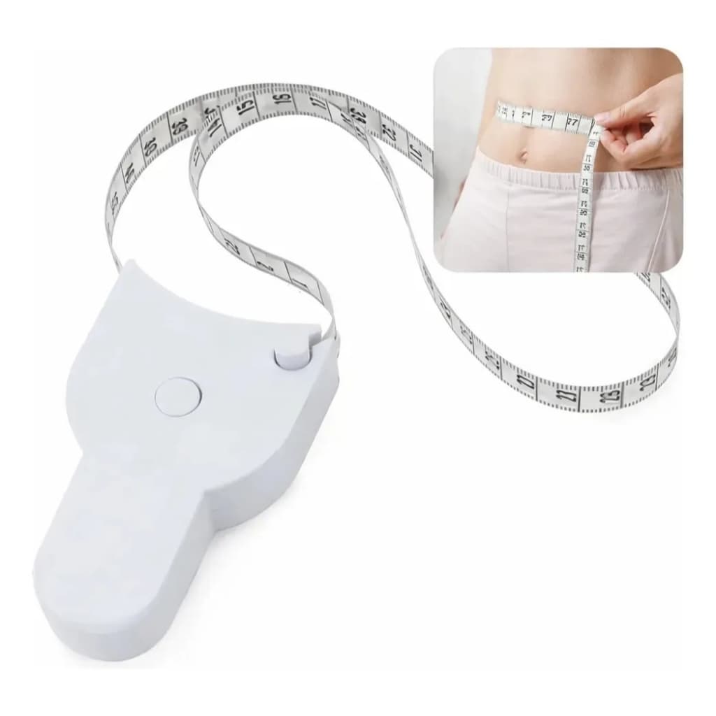 Fita Métrica Trena Corporal Antropométrica Retrátil 1.5m Fitness Medidas Corporais