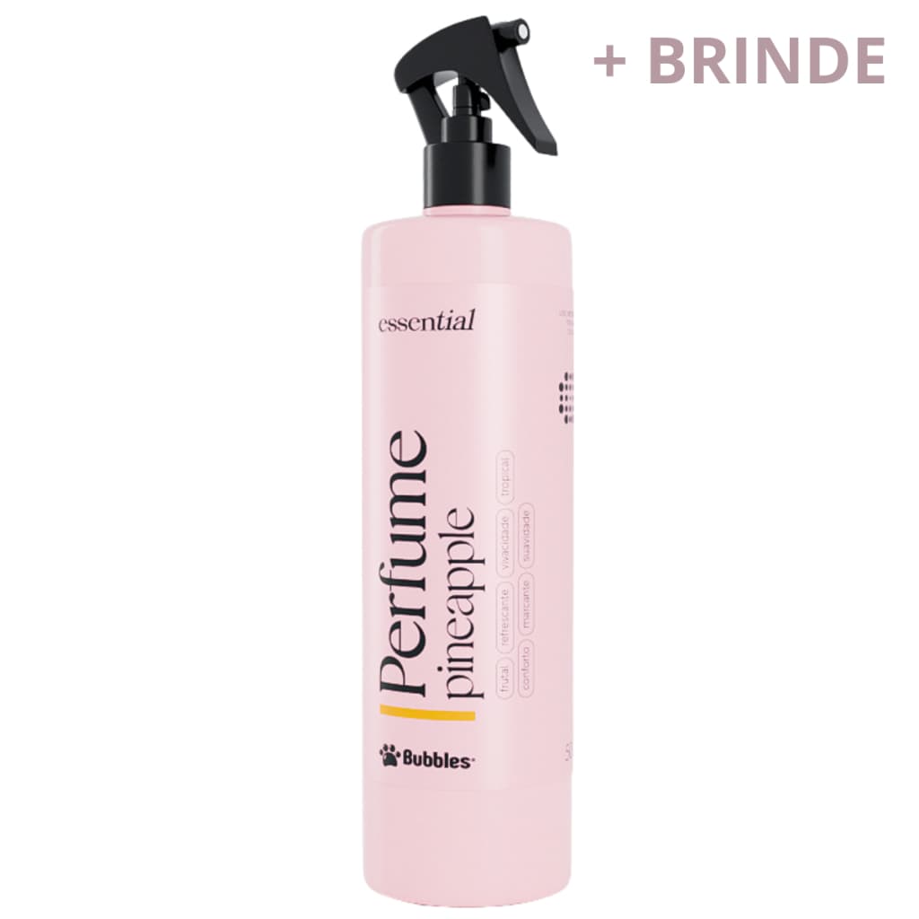 Perfume Pet Pineapple Essential Bubbles Banho Pet Abacaxi