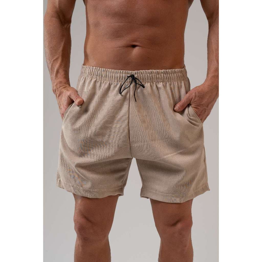 Shorts Masculino Linho Praia Academia Treino Corrida Dia a Dia