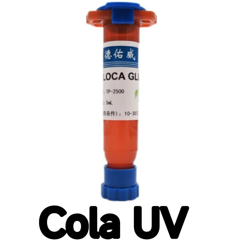 Cola uv com 5ml, cola transparente e adesiva para localização de uv e líquido para tela