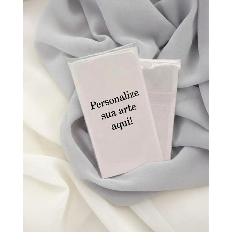 Lágrimas de Alegria Personalizadas, Lenços + Tag + Saquinho para Convidados