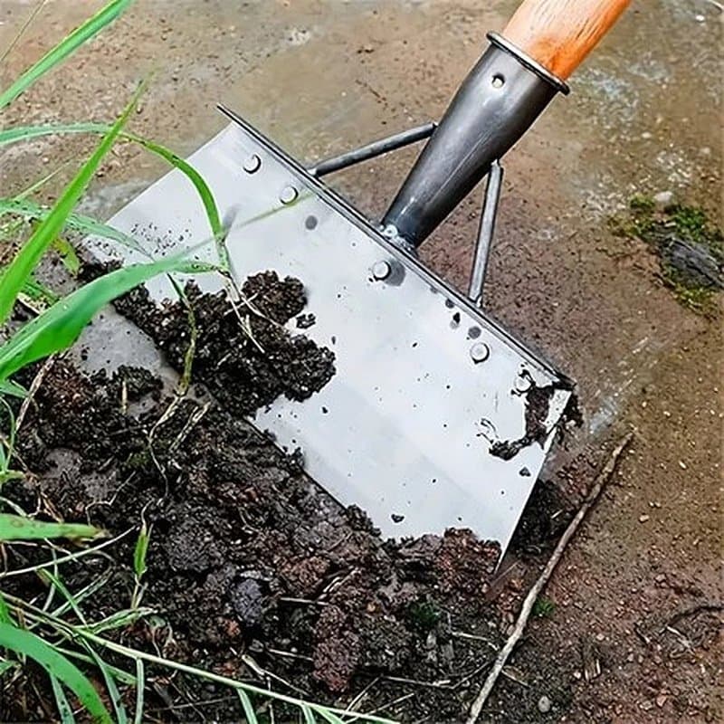 Pá Multifuncional De Jardim Externo De Aço Inoxidável Plana 20x10CM / 25X10CM
