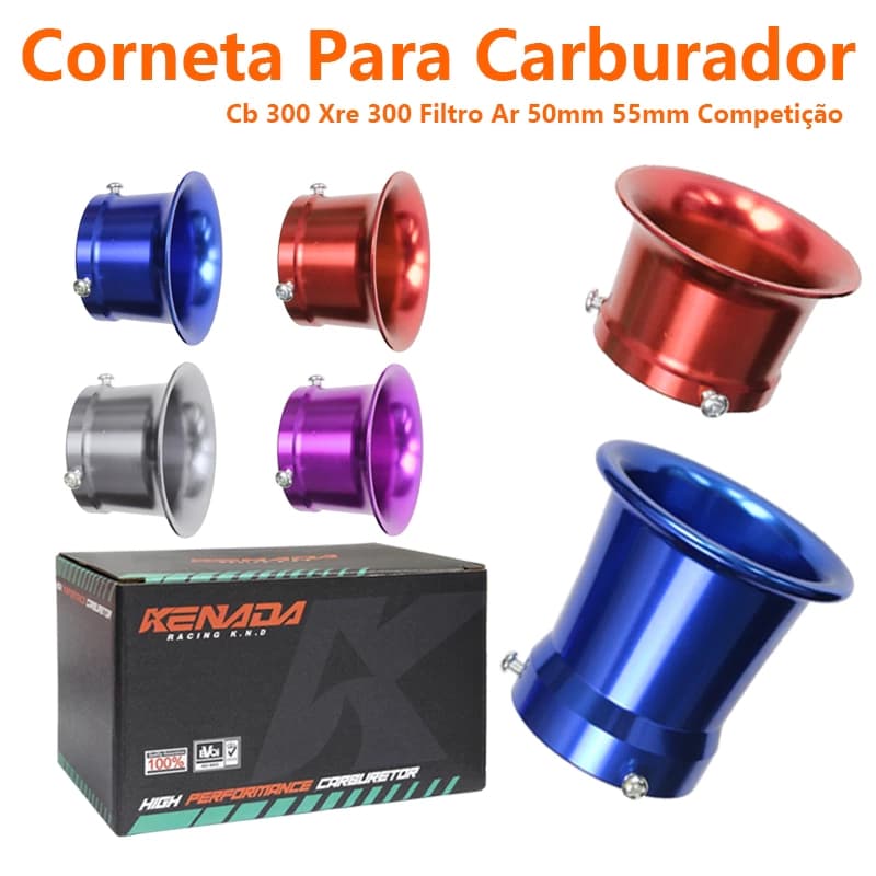 55mm CNC Aluminium Alloy Carburetor Air Filter Cup for PWK 21-42mm Carburetor for Dellorto PHBL PHBH