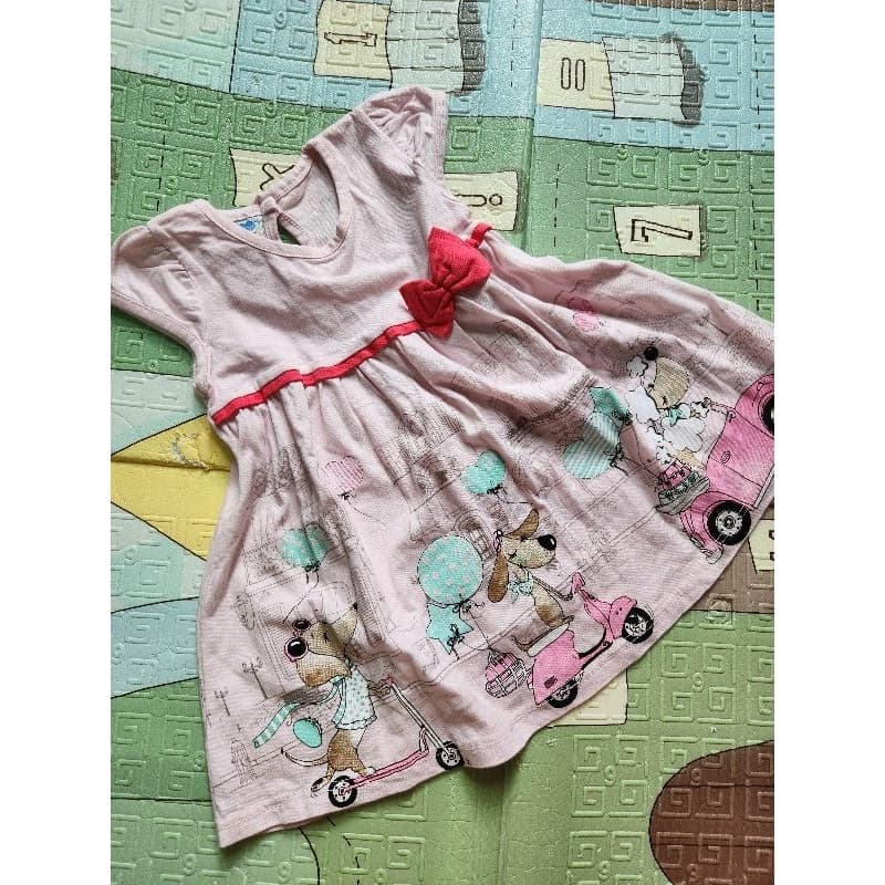 [ Desapego bebê] Vestido  Marlan 1 ano lindo impecável  menina