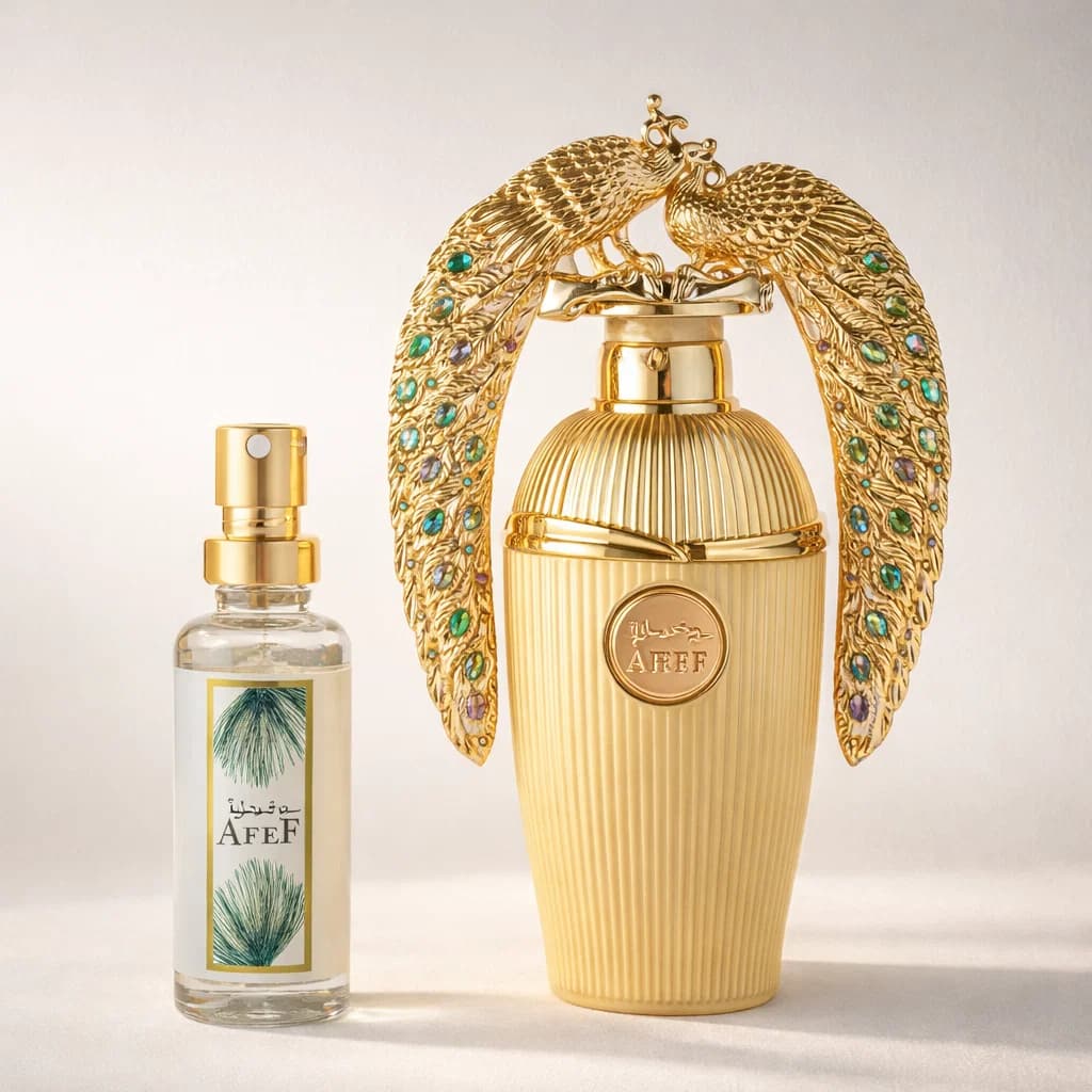 Perfume Árabe Afeef Secret’s Parfum 15ml - Floral, Doce, Sedução Intensa, Alta Fixação e Projeção