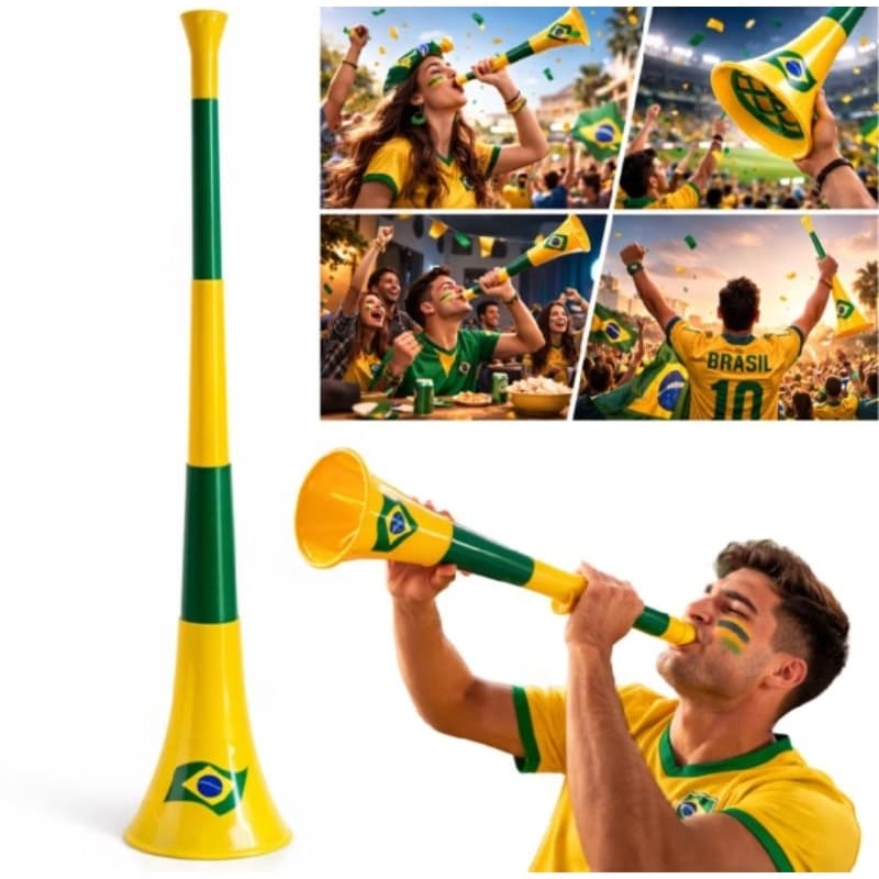 corneta grandona Brasil vai Brasil hexa 🇧🇷🇧🇷📯 Premium ✅🇧🇷⚽