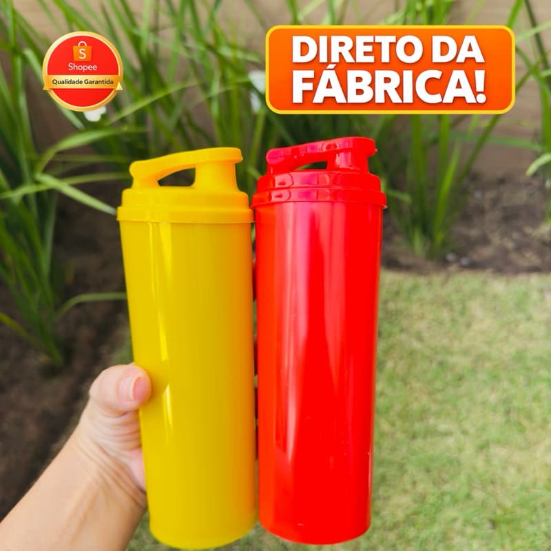 12 unidades copo com tampa squeeze 330ml