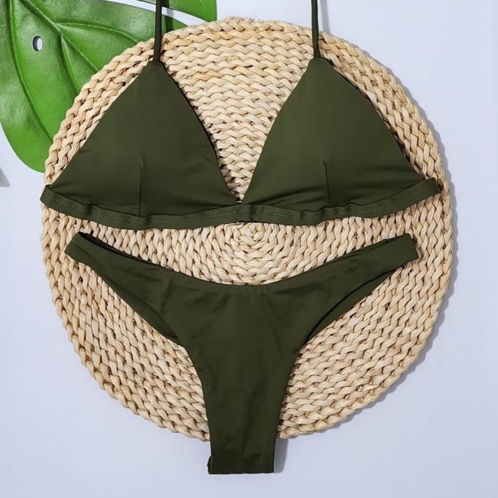 Biquíni Conjunto Asa Delta Fio Duplo Bojo Removível Poliamida Marquinha Perfeita Praia Ve