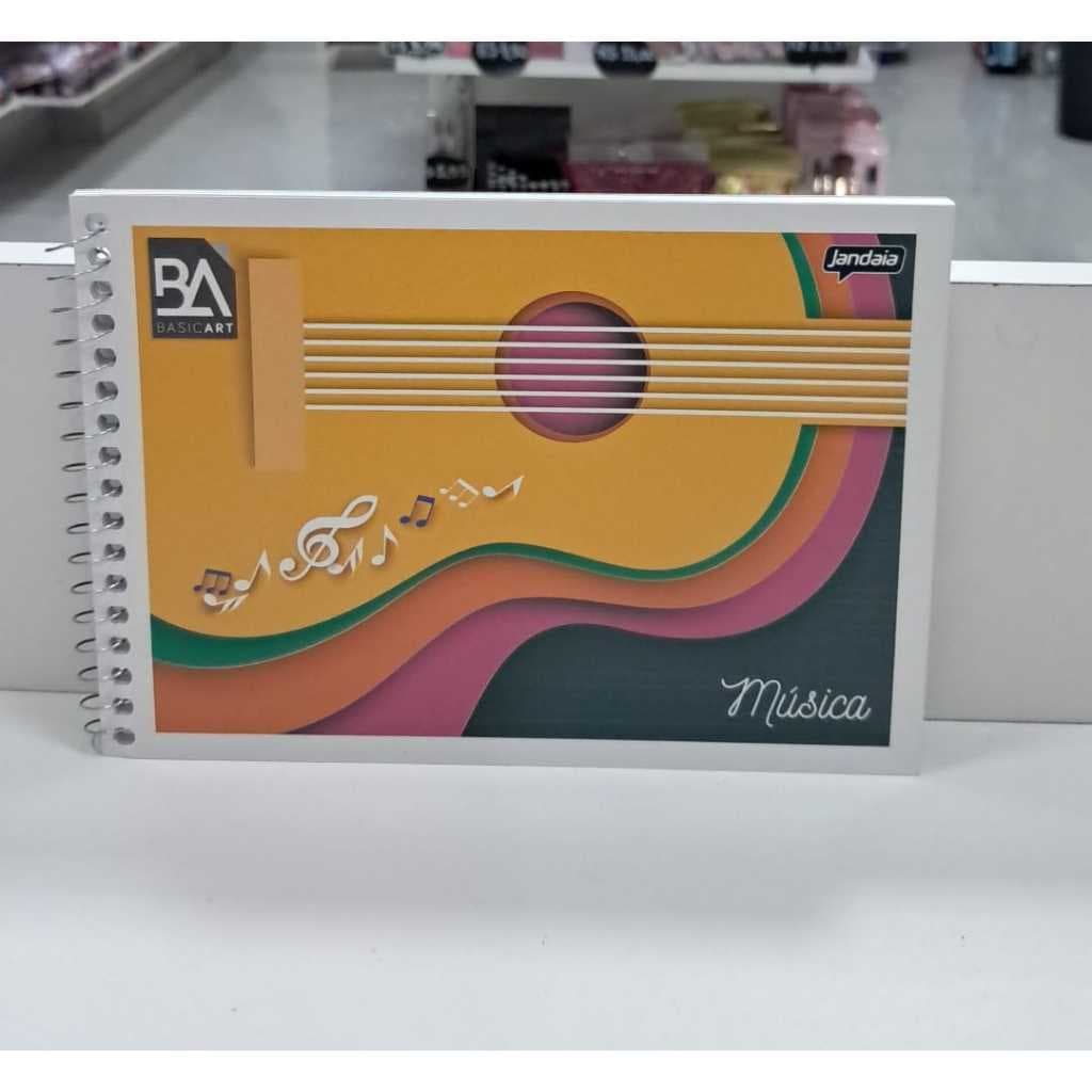 Caderno de Música  - Capa Flexível