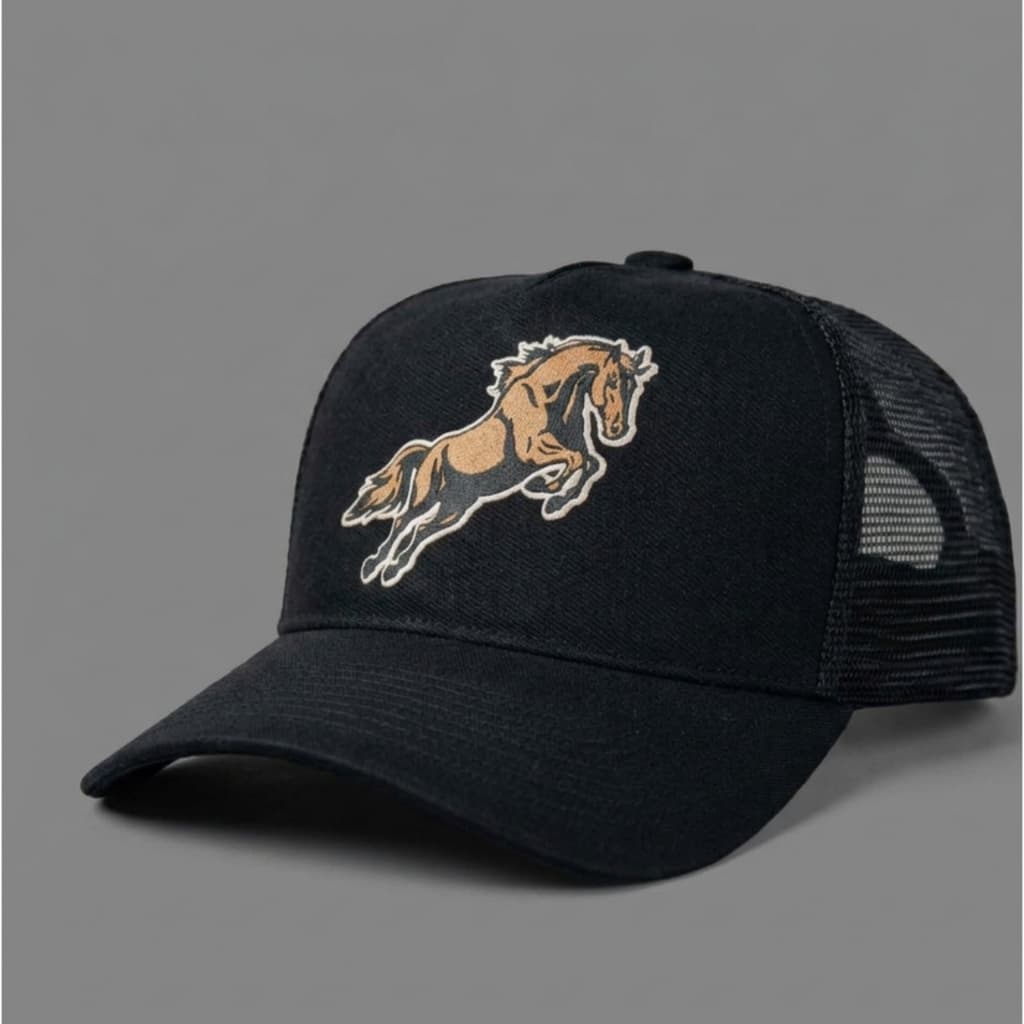 Bone Texas Country Cavalo Telinha Casual