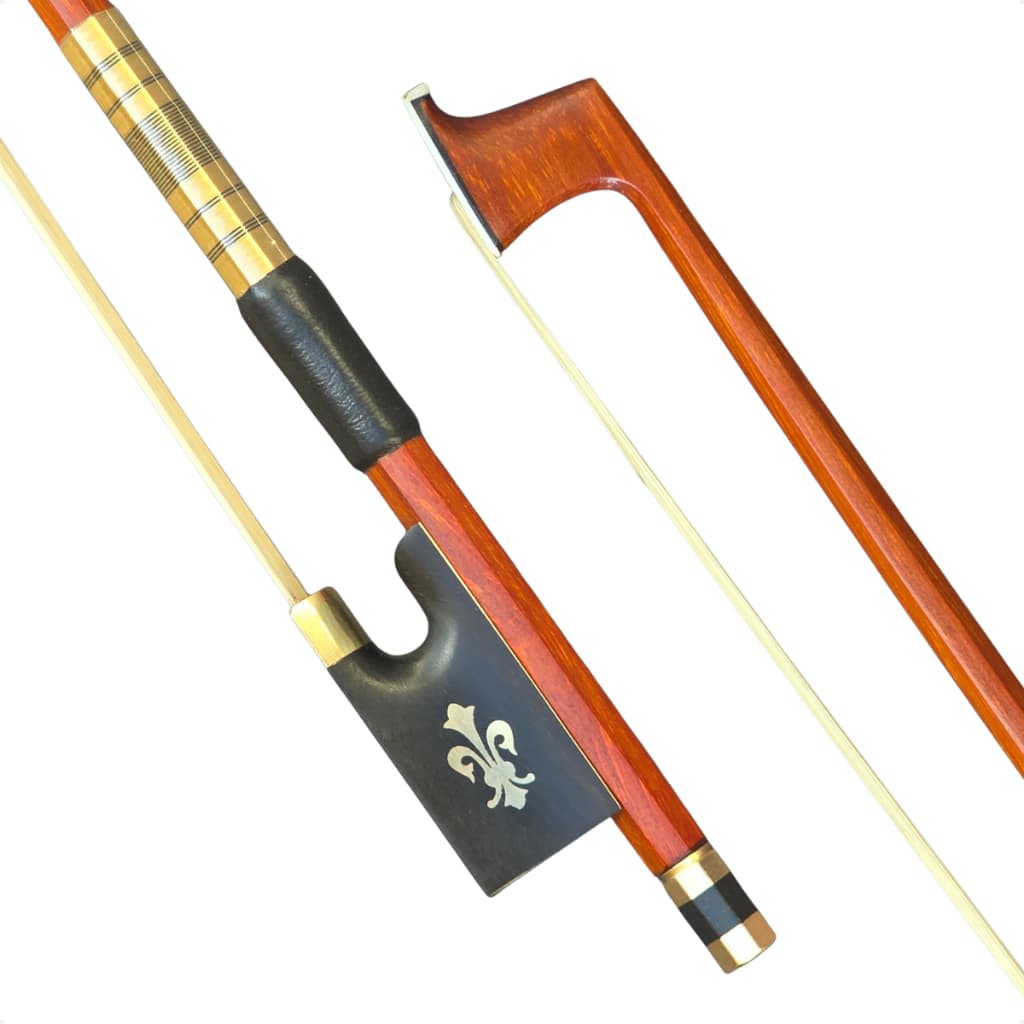 Arco Violino Madeira Oitavado 4/4 Flor Lis Profissional  - Crina Animal