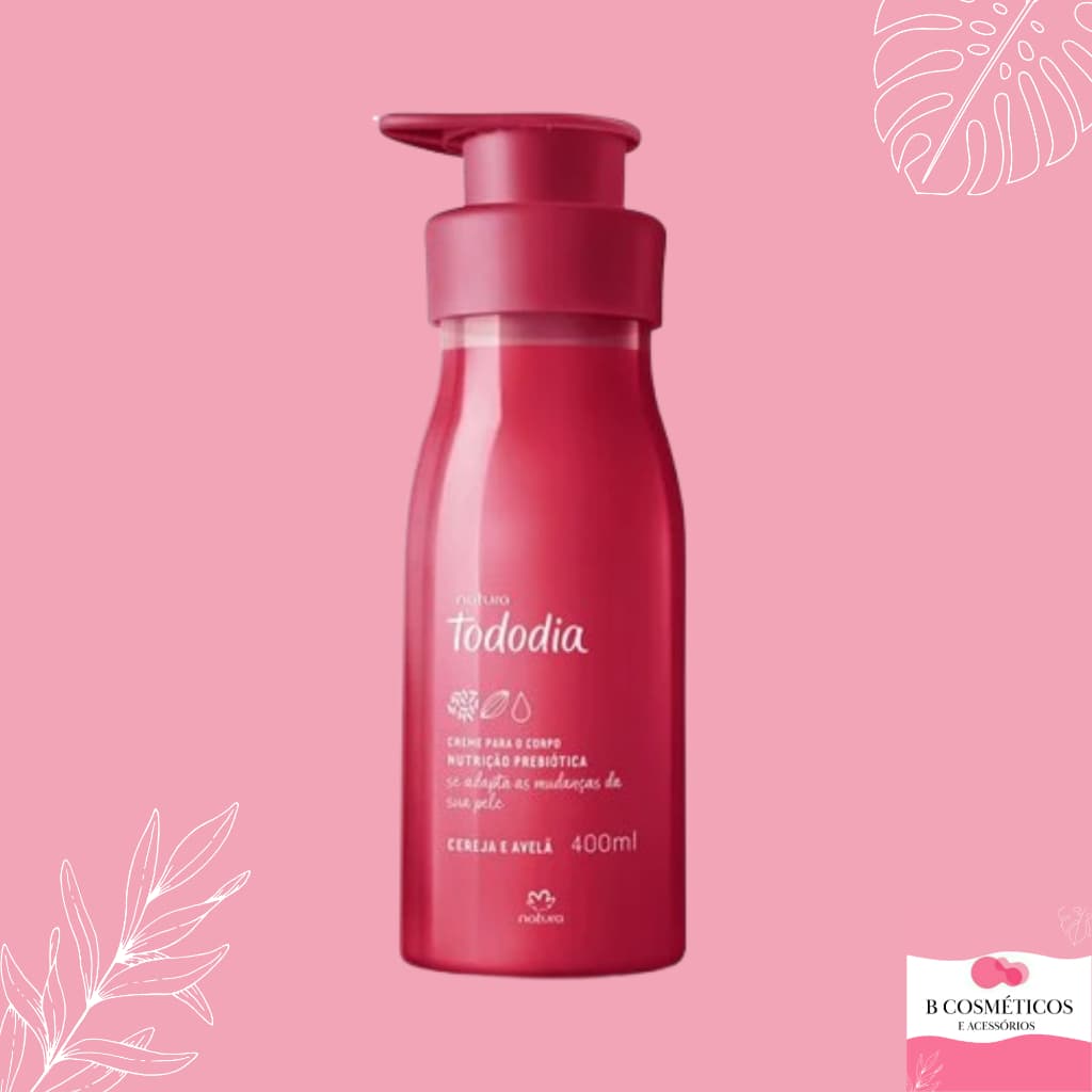 Creme hidratante para o Corpo Cereja e Avelã natura 400ml