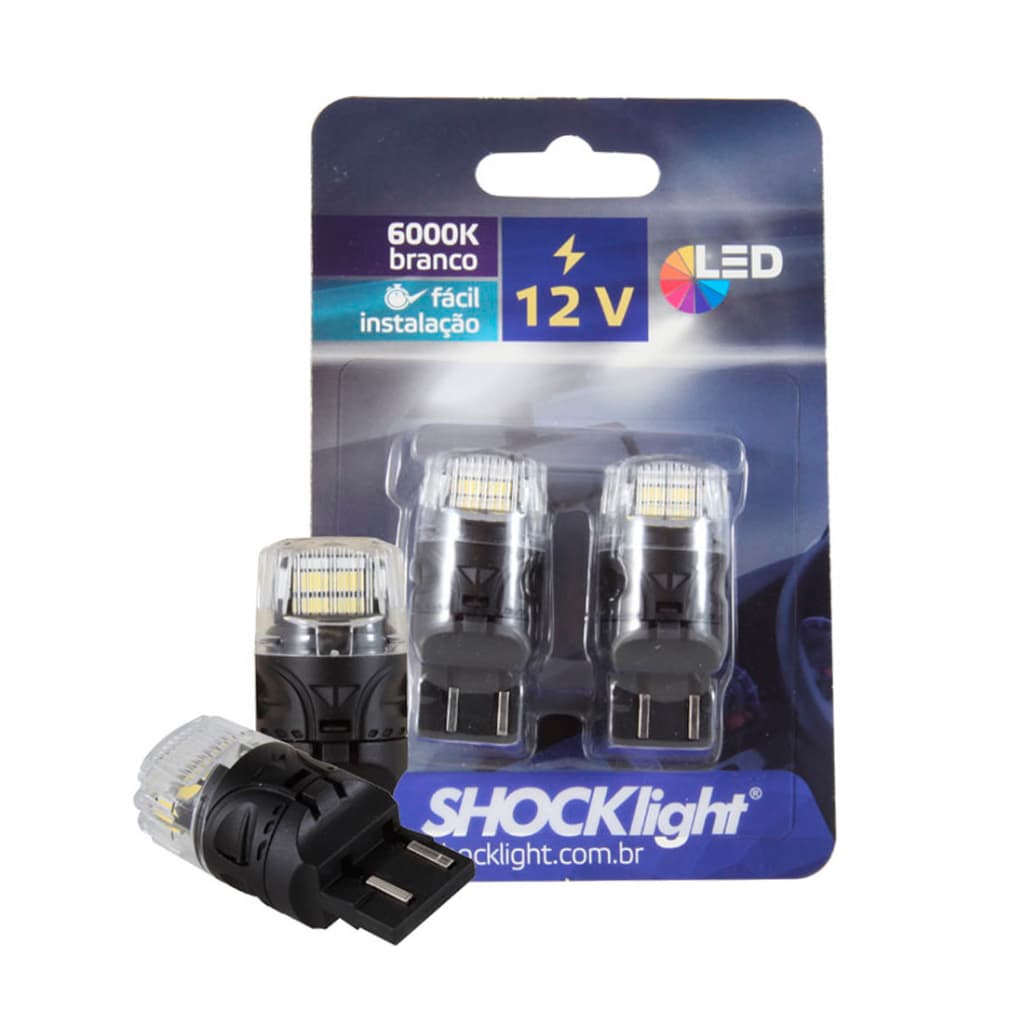 Par Ultra Led T20 2 Polos W21/5w 6000k Drl 1400lm 14w