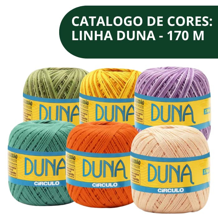 Linha Duna 100g Círculo Crochê Souplats Cor + Vendidos Circulo