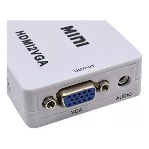 CONVERSOR HDMI P/ VGA COM AUDIO