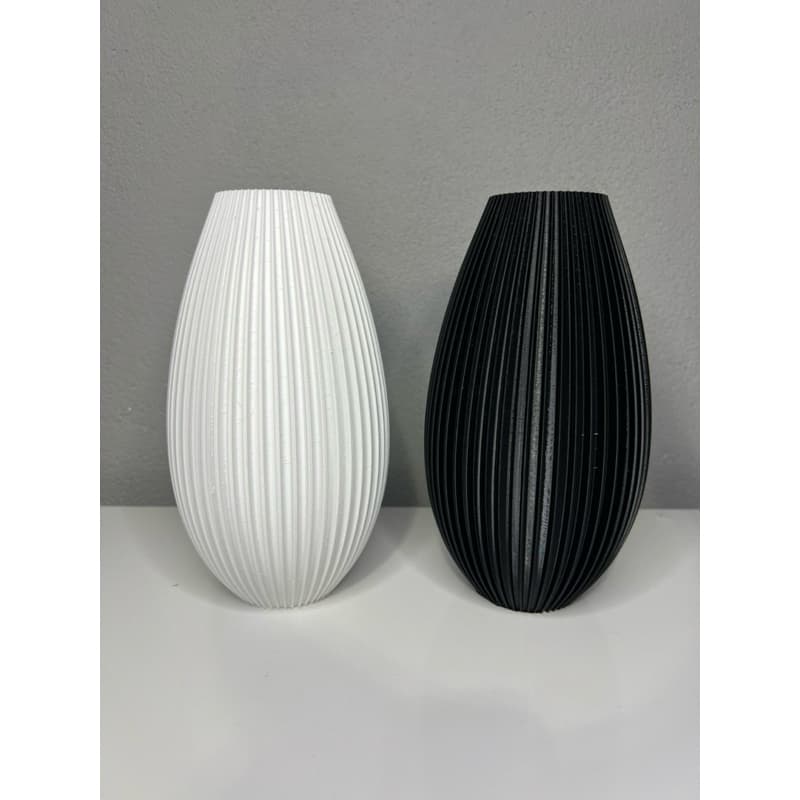 kit Vasos Decorativos Canelado Elegante