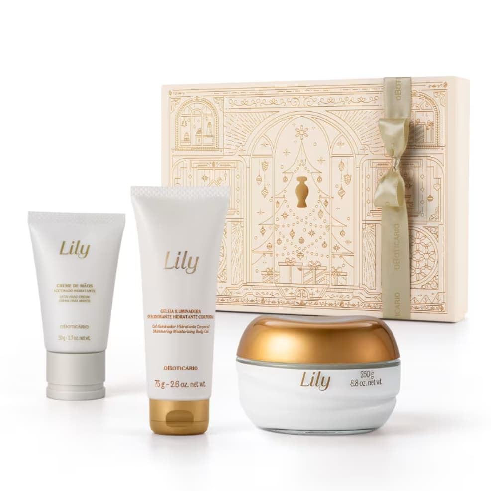 Kit Lily Acetinados (3 itens)