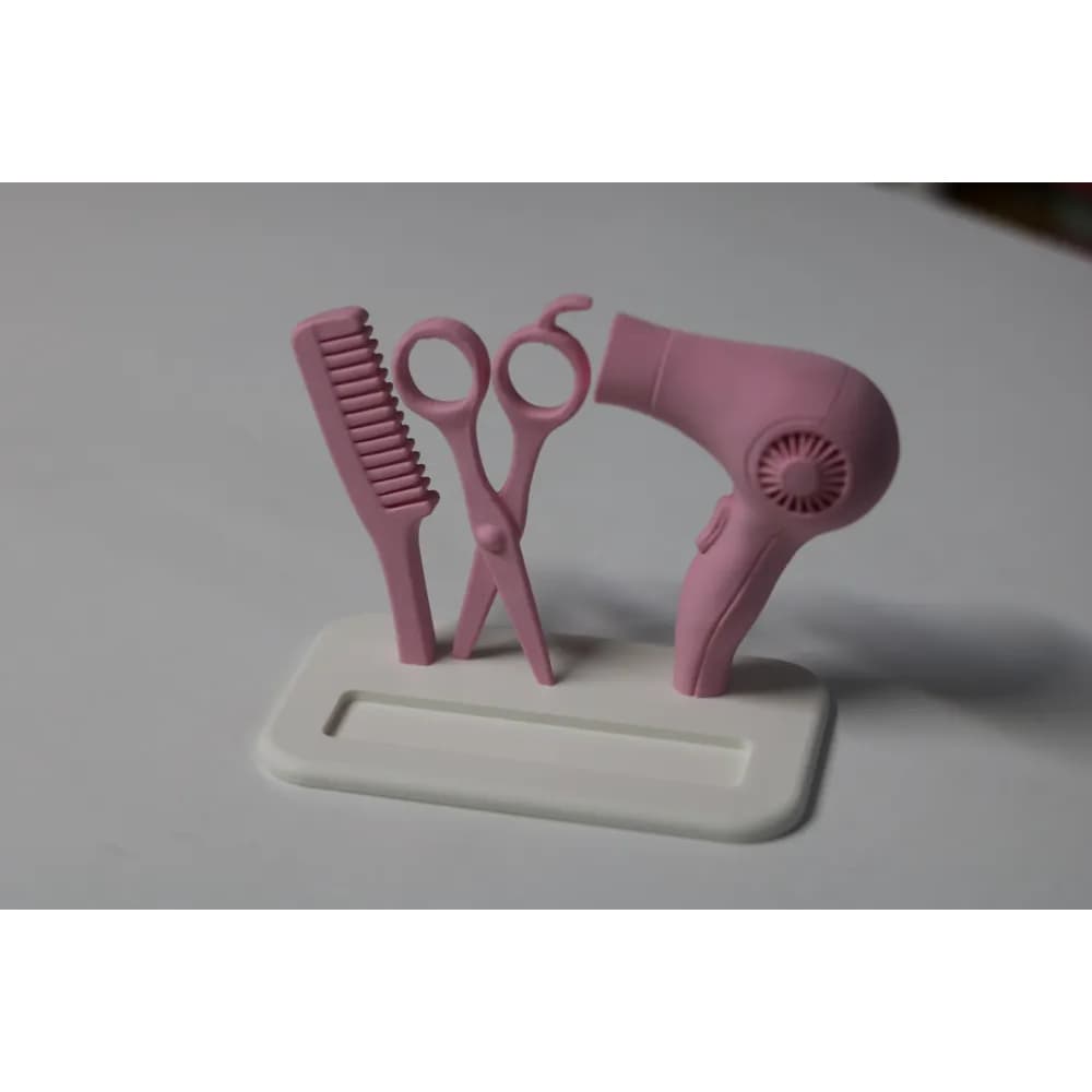 Porta Cartões de Visita para Cabeleireiro Organizador de Mesa Salão de Beleza Decorativo