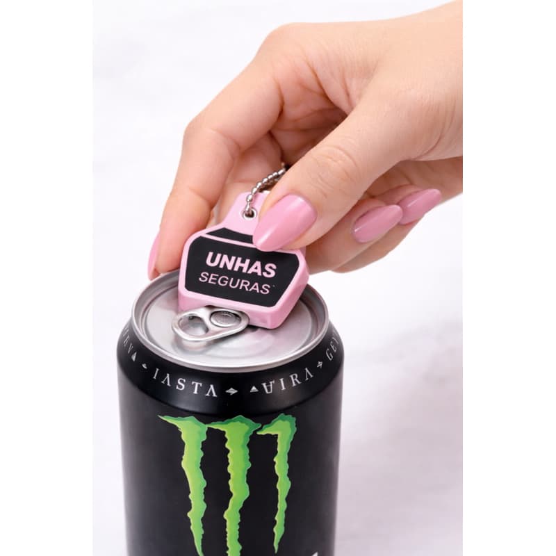 Chaveiro abridor de latas Unhas seguras