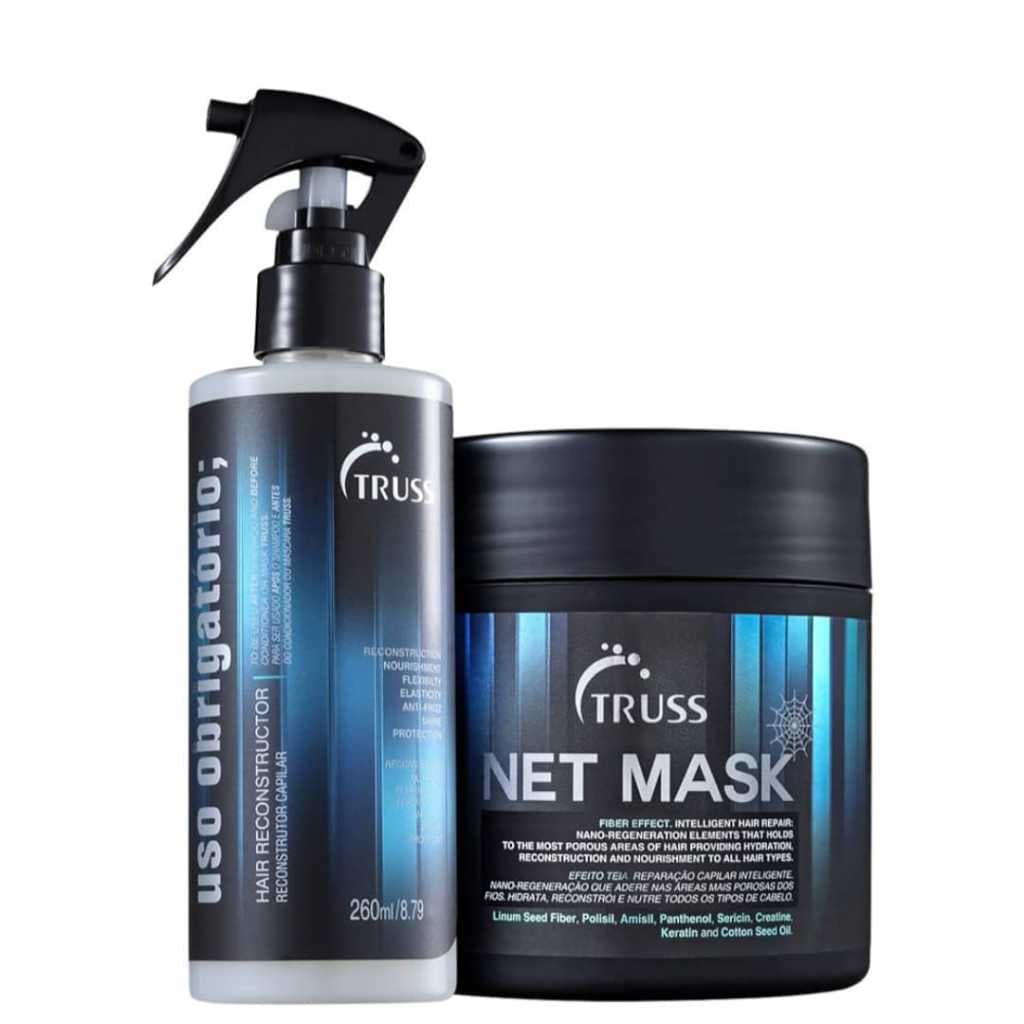 Kit Uso Obrigatório 260ml  Truss + Net Mask 550 Gramas