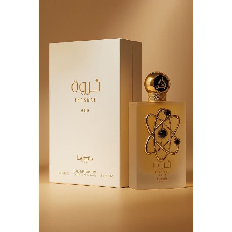 Perfume Lattafa Tharwah Gold Eau de Parfum Feminino 100ML